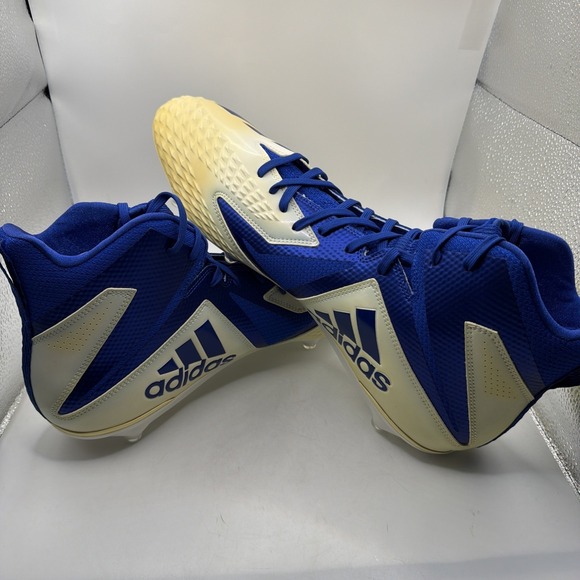 Adidas AS Freak Mid x Detach Mens Shoes. Blue/Yellow/White. Size 16. New main image 9